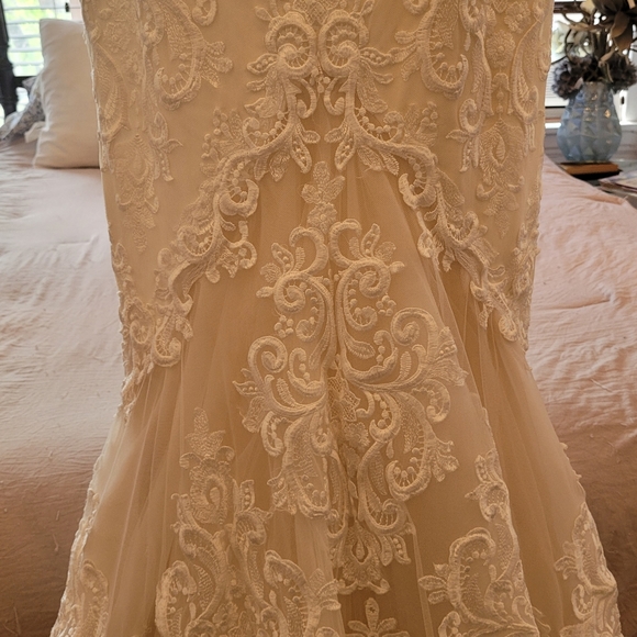 Riki Dalal ARIEL Wedding Dress Lace Mermaid - Picture 6 of 15